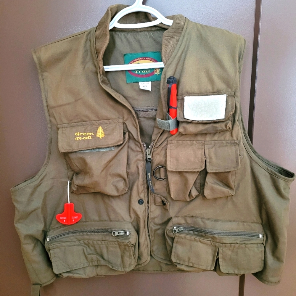 PFD fishing vest sz 4XL.
